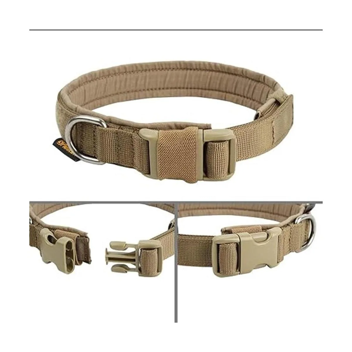 EXCELLENT ELITE SPANKER Collar de perro militar ajustable_4