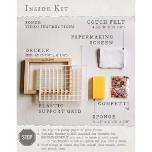 Kit de pantalla impermeable para hacer papel para hacer tu_2