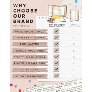 Kit de pantalla impermeable para hacer papel para hacer tu_6