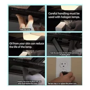 Ketofa WB36X10213 Bombillas para horno de microondas_3