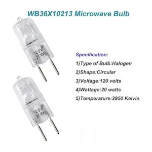 Ketofa WB36X10213 Bombillas para horno de microondas_2