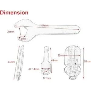 Boquilla de repuesto para MK10 M7 3D herramienta de_3