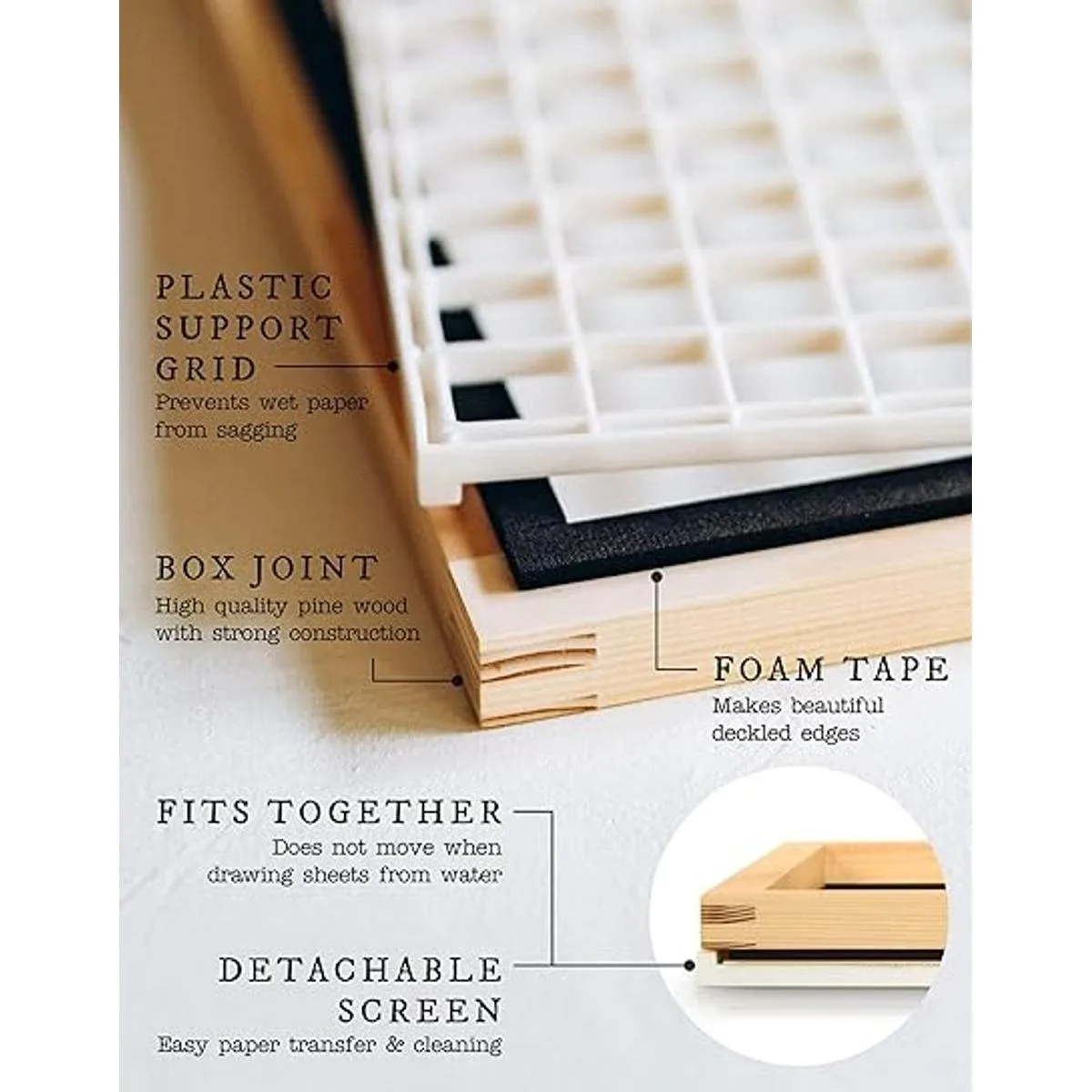 Kit de pantalla impermeable para hacer papel para hacer tu_4