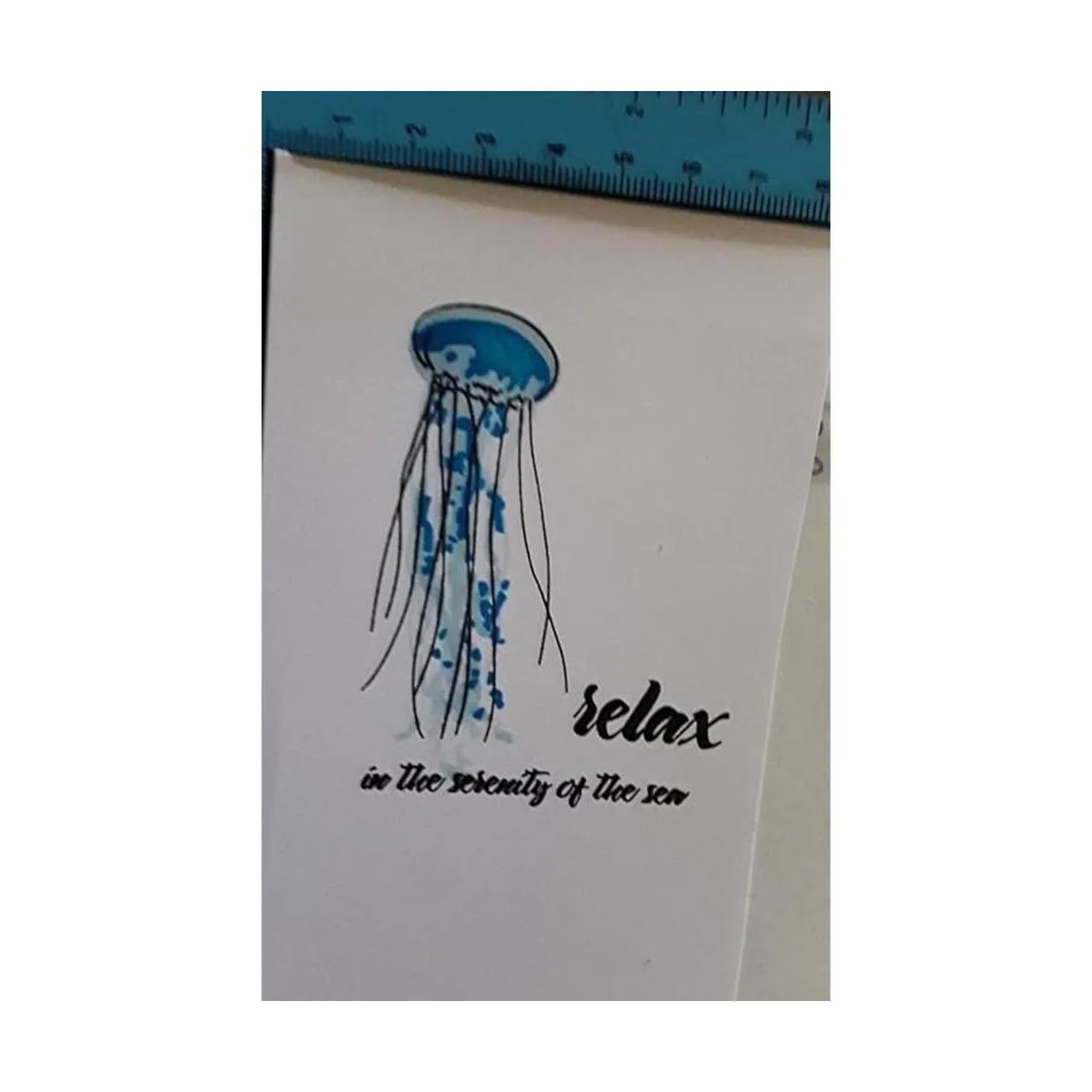 Relax Jellyfish Sello transparente para álbumes de_3
