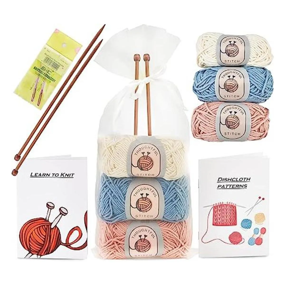 Kits de punto para adultos principiantes Juego de 6_1