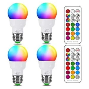 ILC RGB LED Light Bulb Color Changing Light Bulb 40W_1