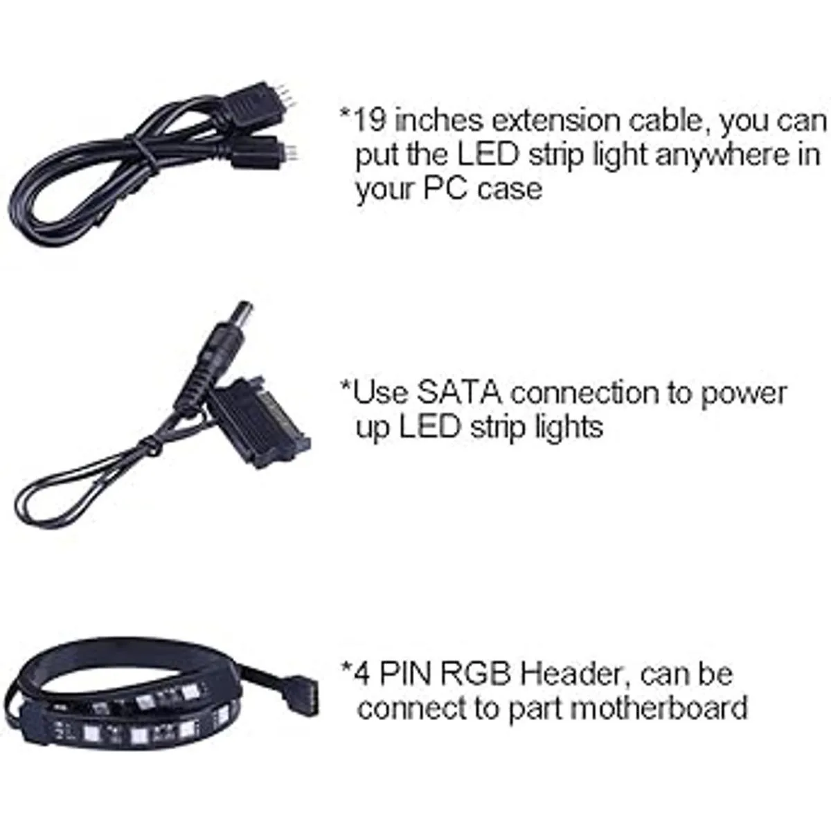 Tira de iluminación LED RGB para computadora a través del_3