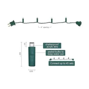 Everfit Lighting Luces pequeñas de Navidad serie para_5