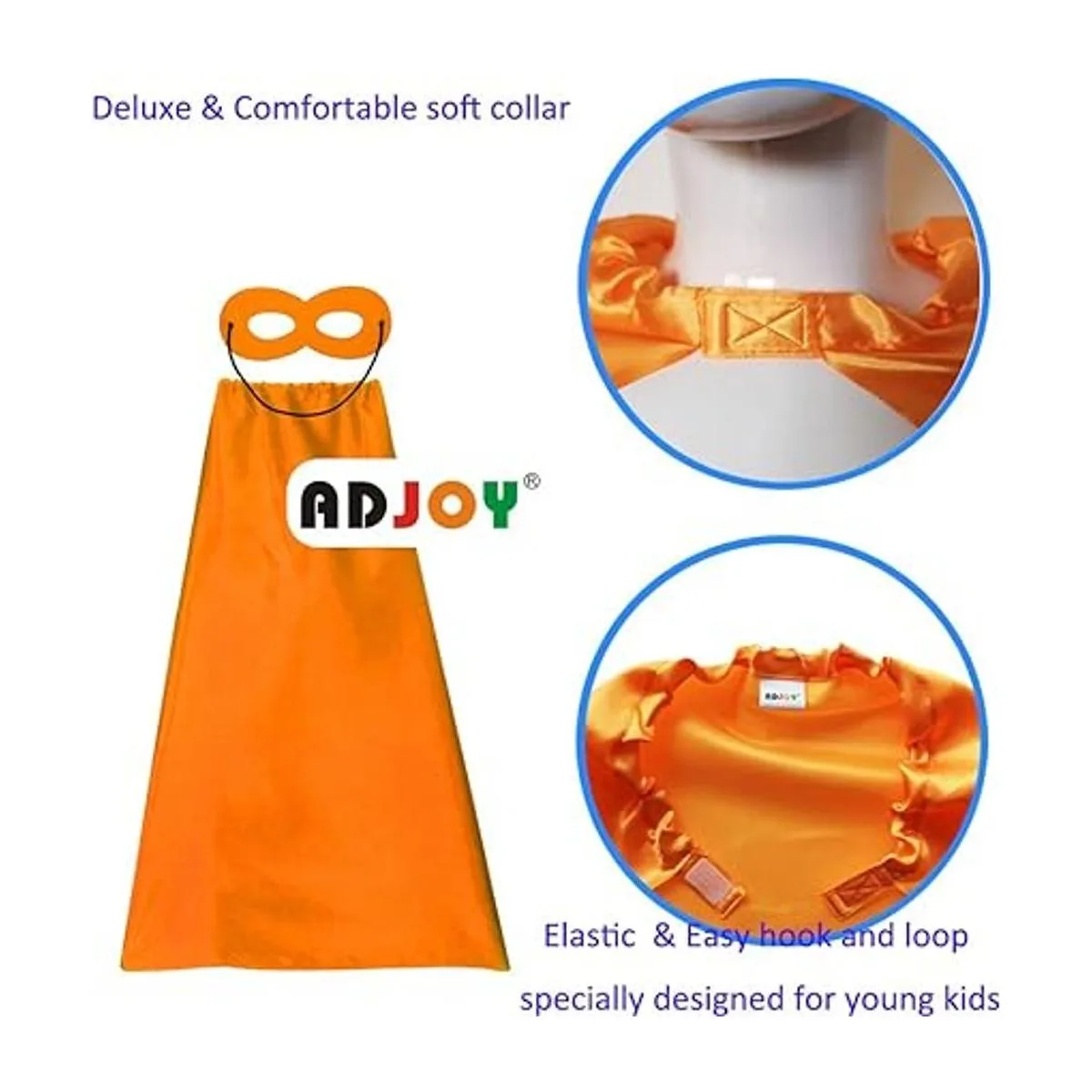 ADJOY Capas y máscaras de superhéroe para niños con_6