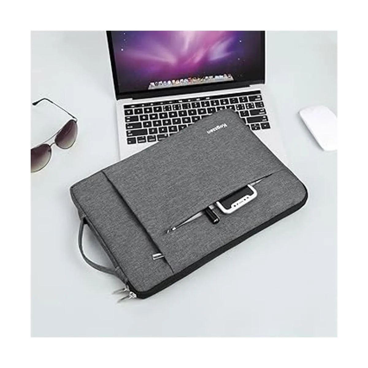 Kogzzen Funda impermeable para laptop de 15 a 16 pulgadas_4