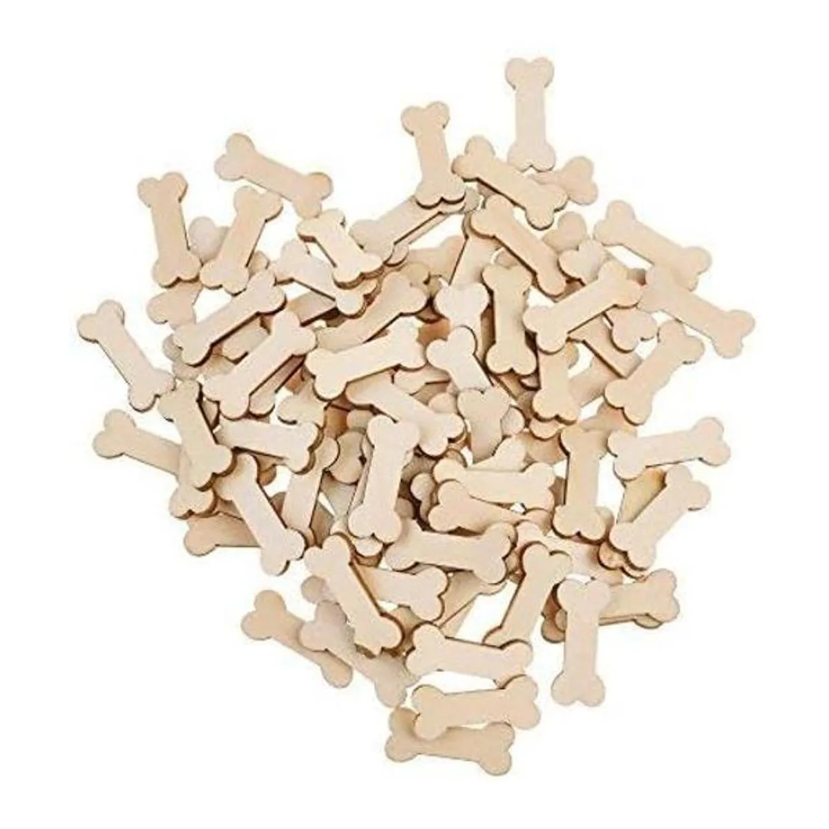 Cosmos Juego de 100 huesos de madera para perro para_1