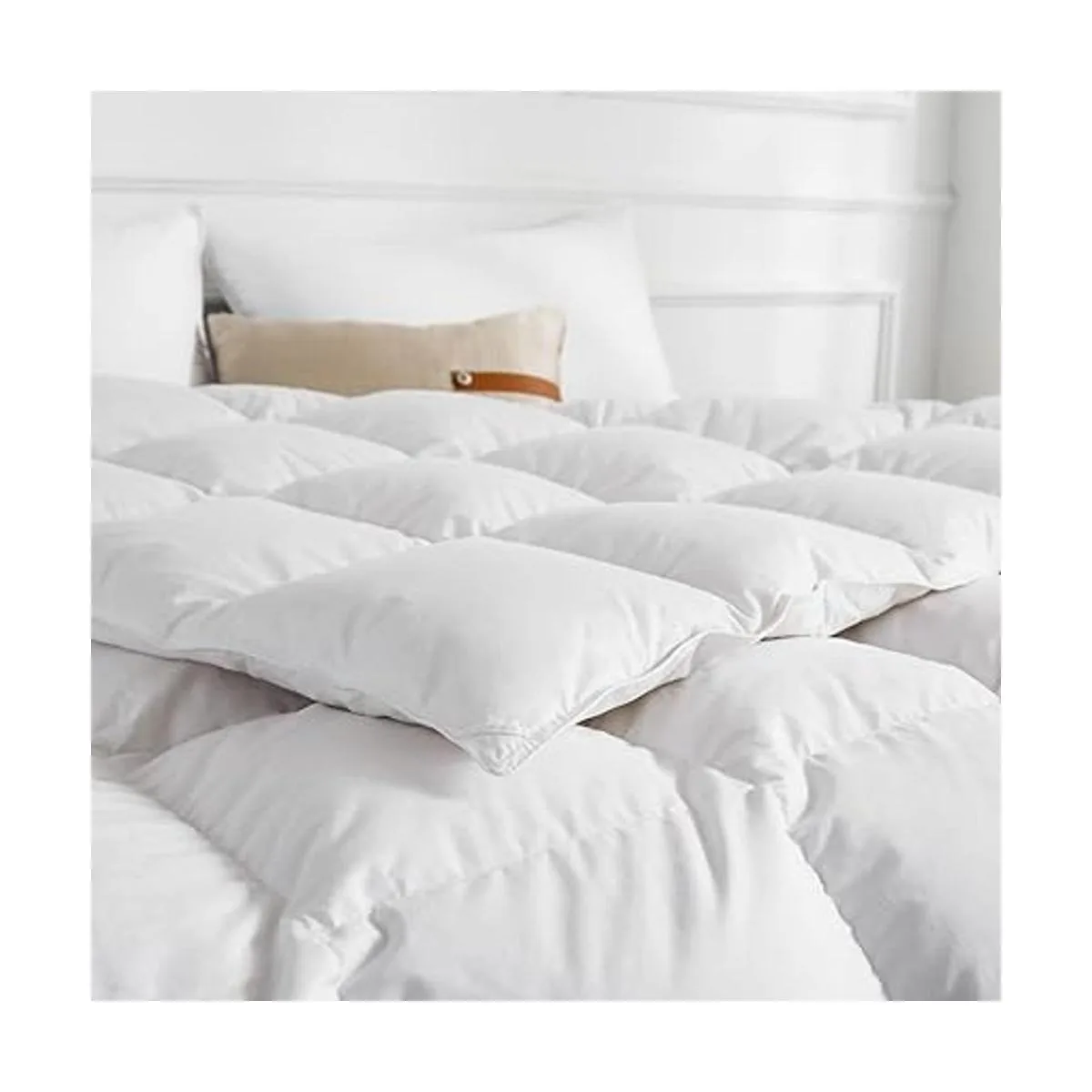 CW Edredón de plumón de ganso blanco tamaño King relleno_5