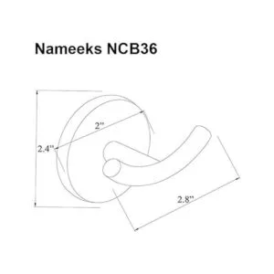 Nameeks NCB36 Ncb Gancho de baño talla única color_2