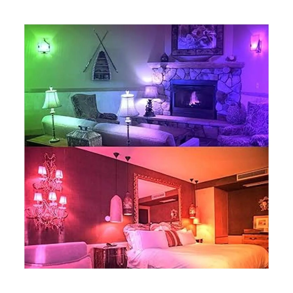 ILC RGB LED Light Bulb Color Changing Light Bulb 40W_5