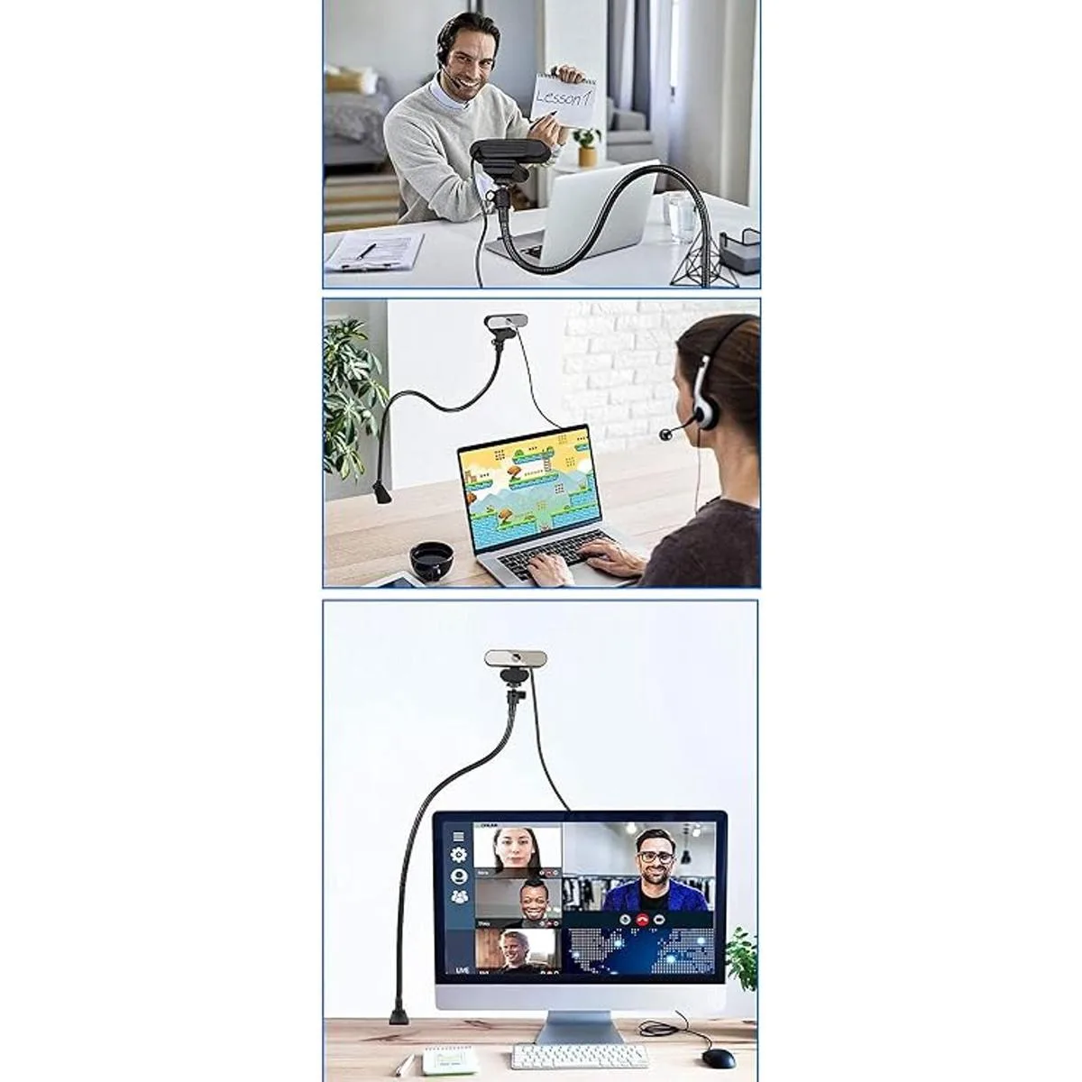 Etubby Adjustable 27 Gooseneck Desktop Webcam Stand_2