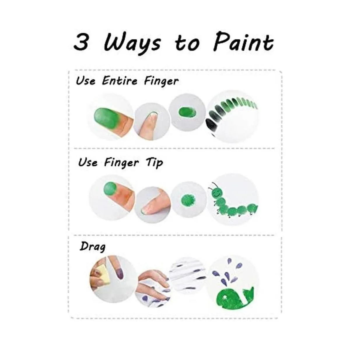 Aphlos Sellos de tinta para manualidades 36 colores_7