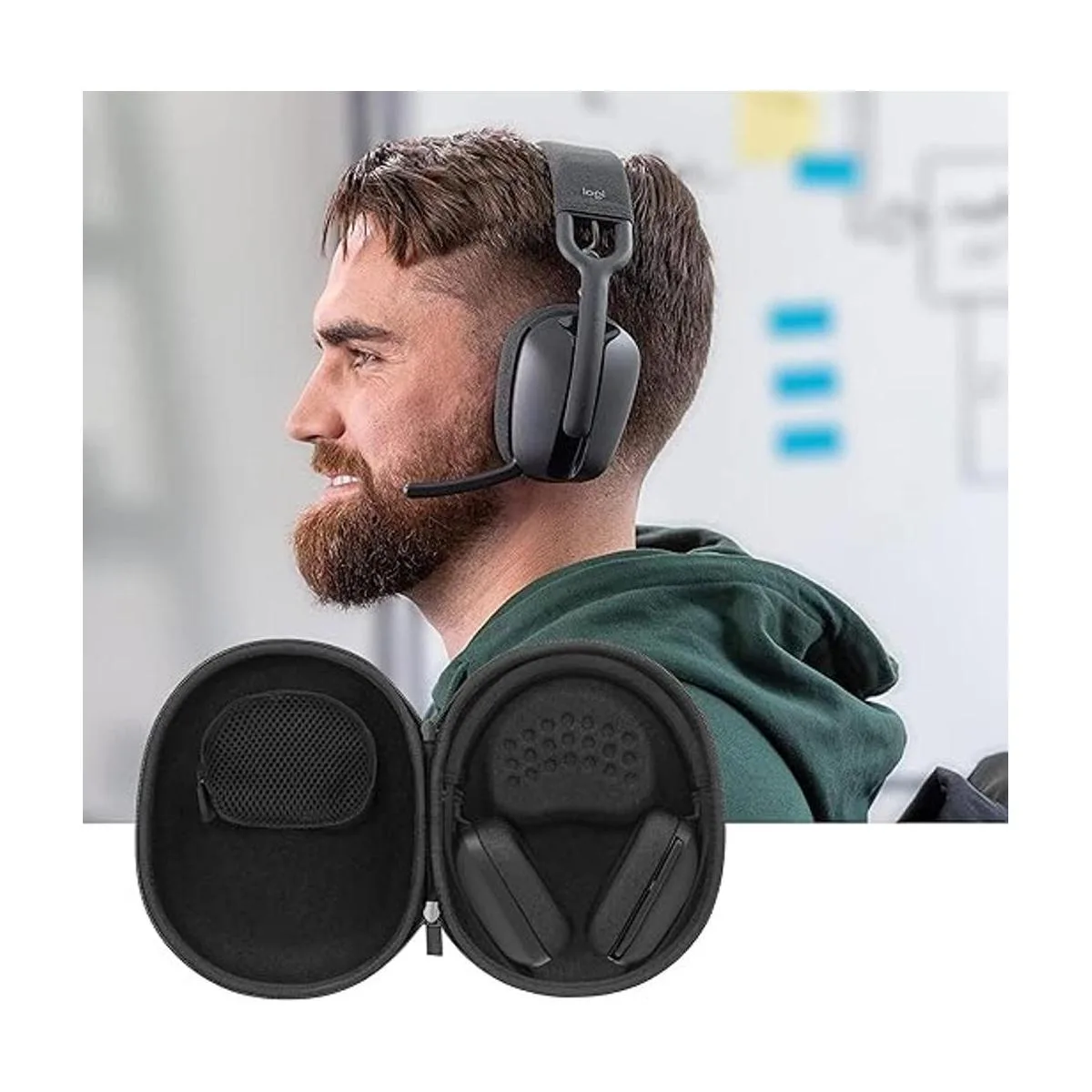 Aenllosi Funda rígida compatible con auriculares_2