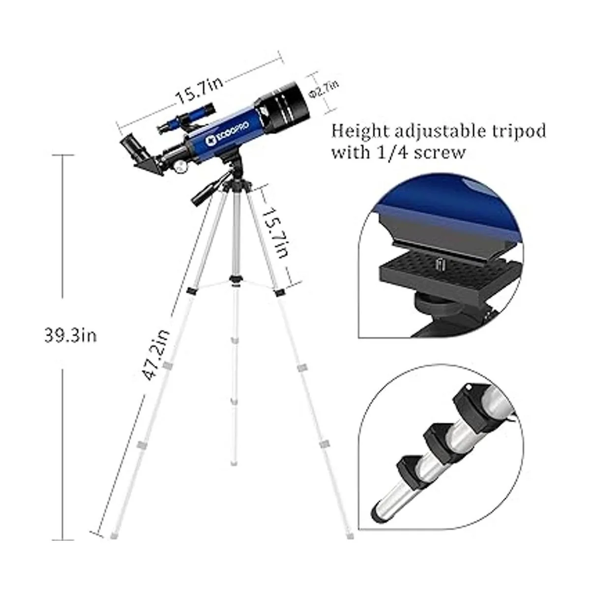 Telescopio para niños principiantes adultos telescopio_5