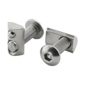 PZRT 50 tornillos de cabeza de botón M5 x 0.315 in_5