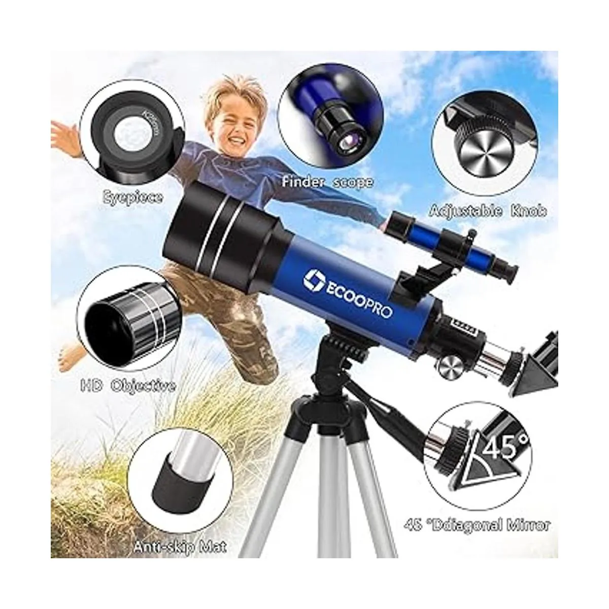 Telescopio para niños principiantes adultos telescopio_2