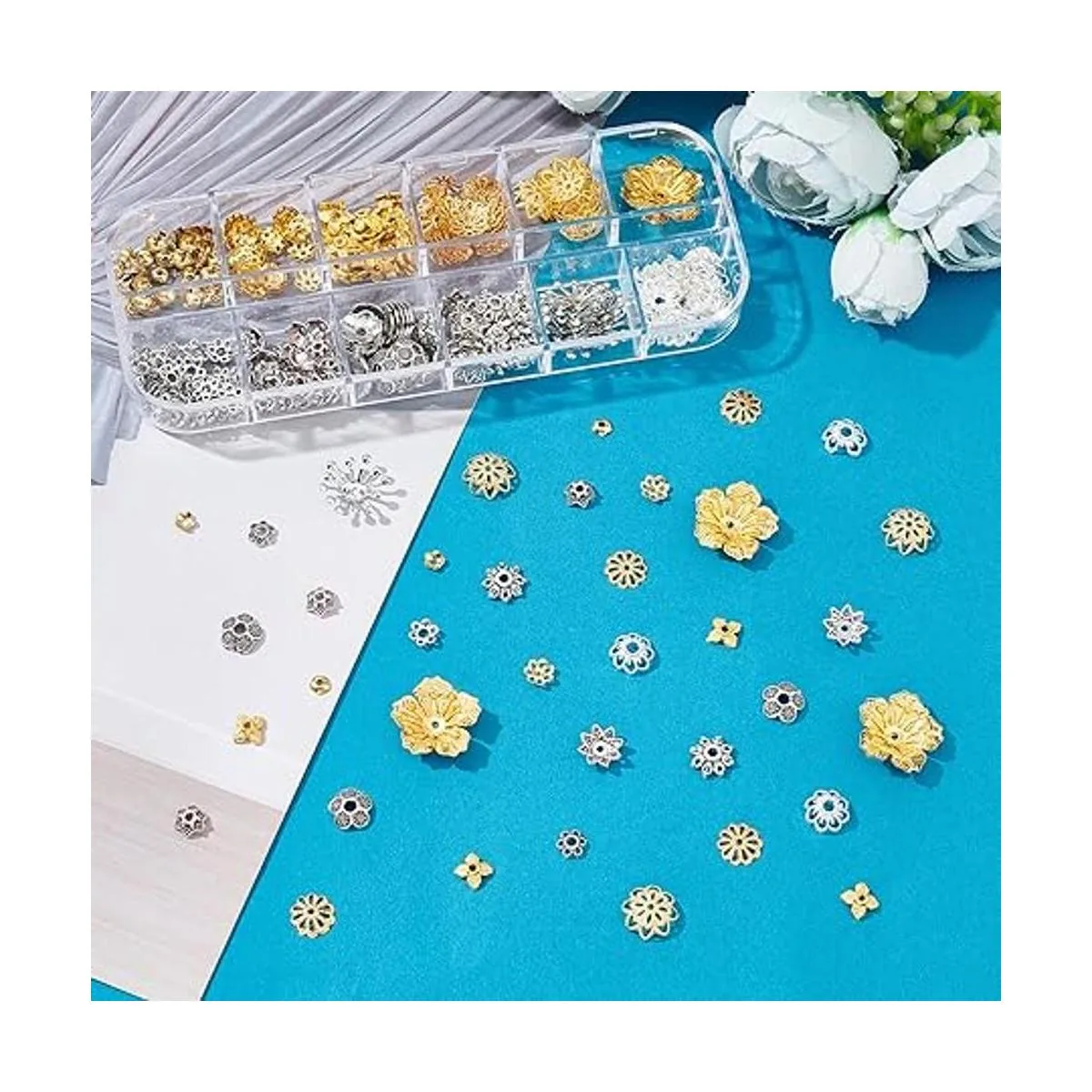 PH PandaHall 278 tapas de cuentas 12 estilos de cuentas_2