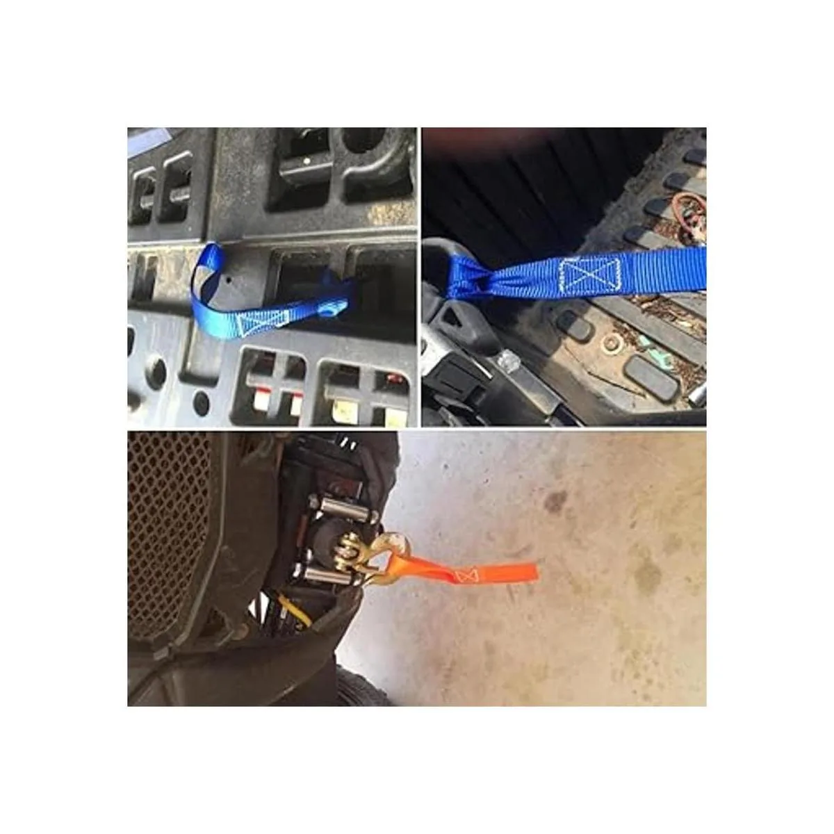 FineGood 10 correas de amarre de lazo suave capacidad de_2