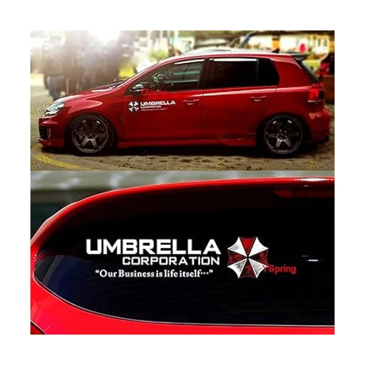 HINSCR 1 par de calcomanías decorativas para automóvil de_3