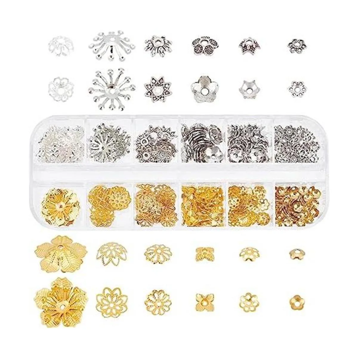 PH PandaHall 278 tapas de cuentas 12 estilos de cuentas_1