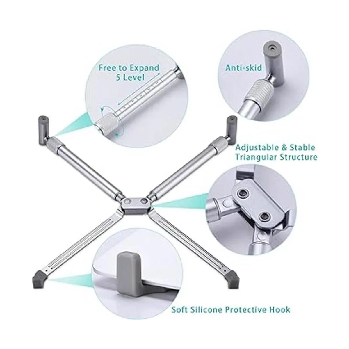 JUBOR Soporte portátil para laptop soporte ajustable_2