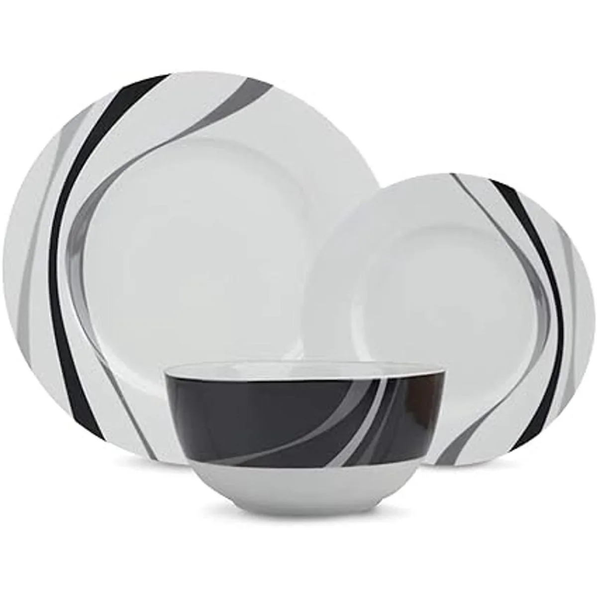 Juego de vajilla de 18 piezas. Platos fuentes cuencos_4