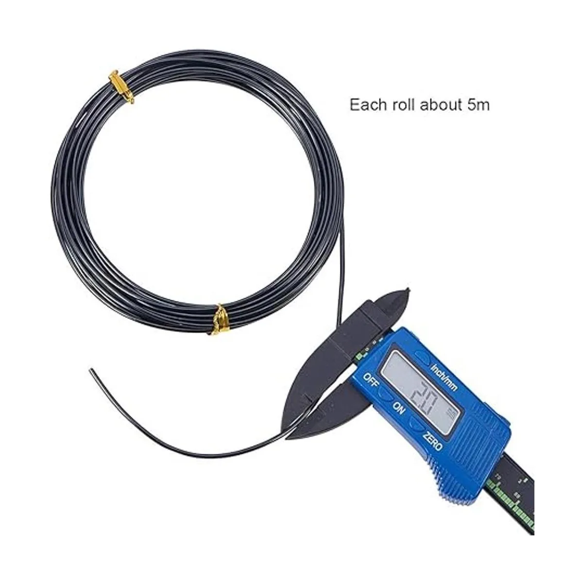 PandaHall 10 rollos de alambre de aluminio para_2