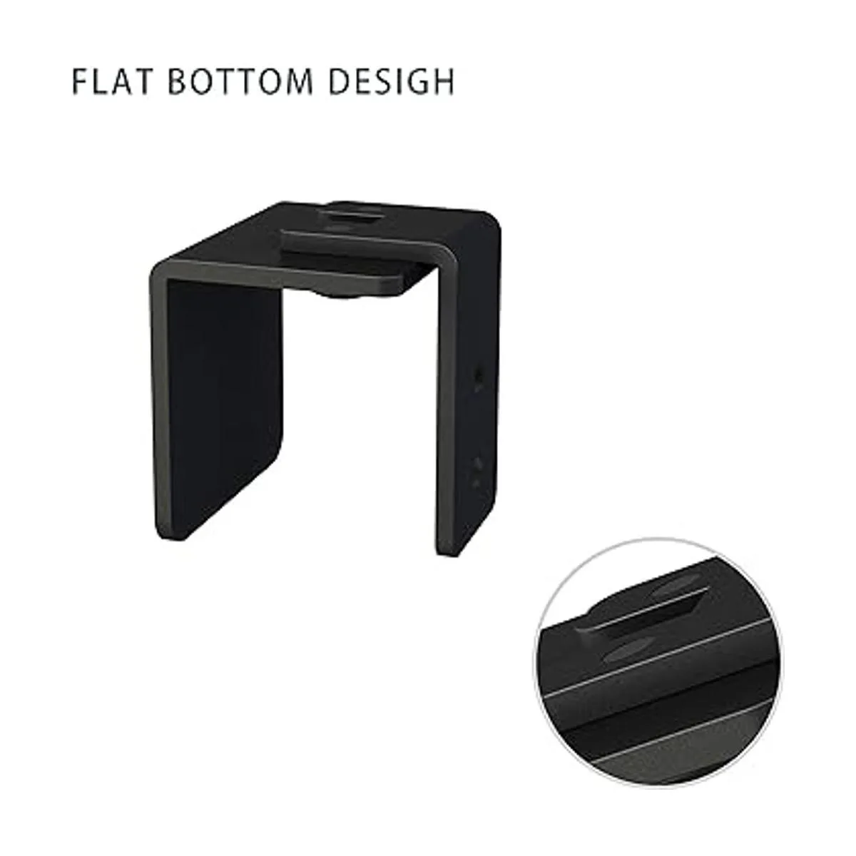 JUBEST Guía de suelo negro mate para montaje en pared_7