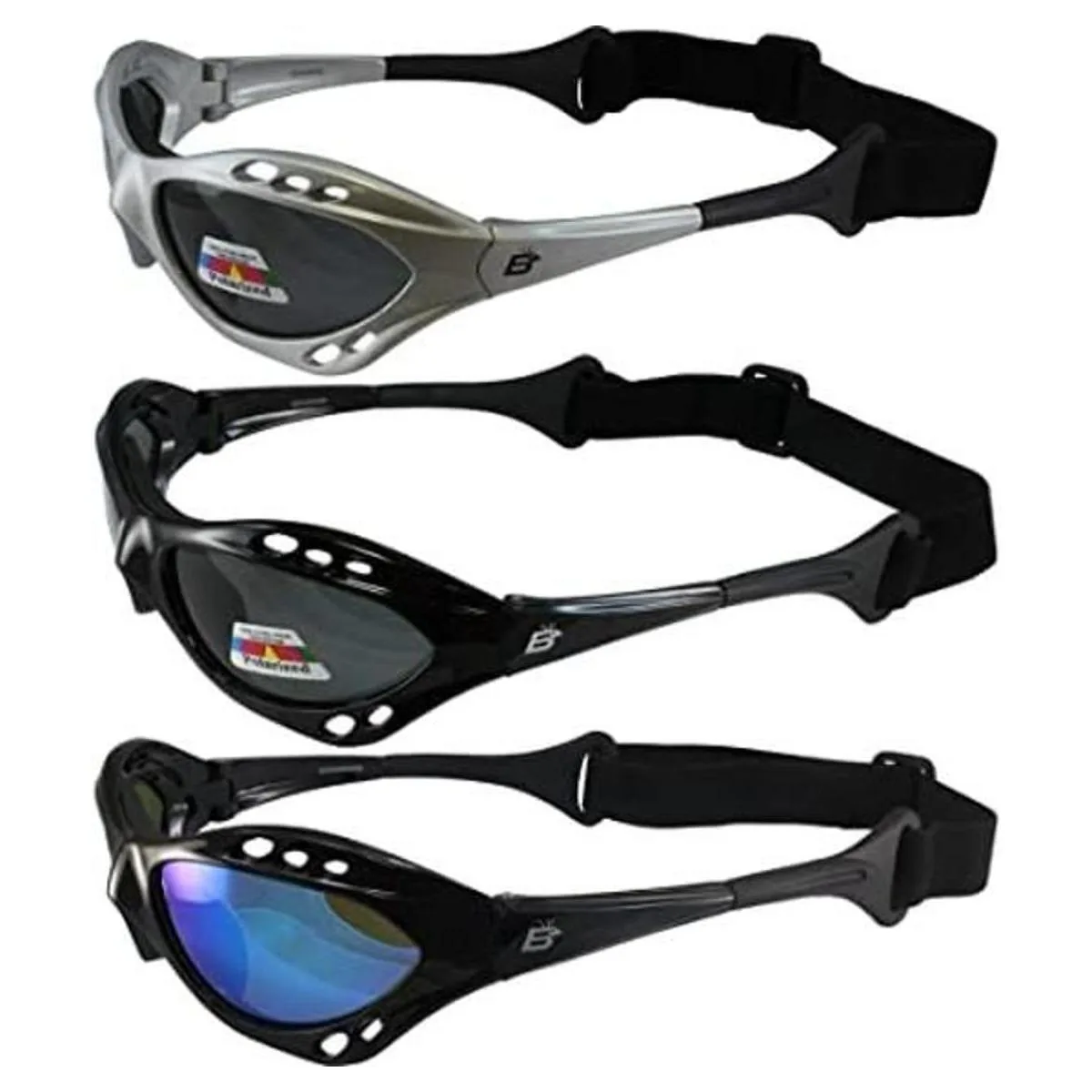 3 pares de lentes de sol polarizados Birdz Seahawk para_1