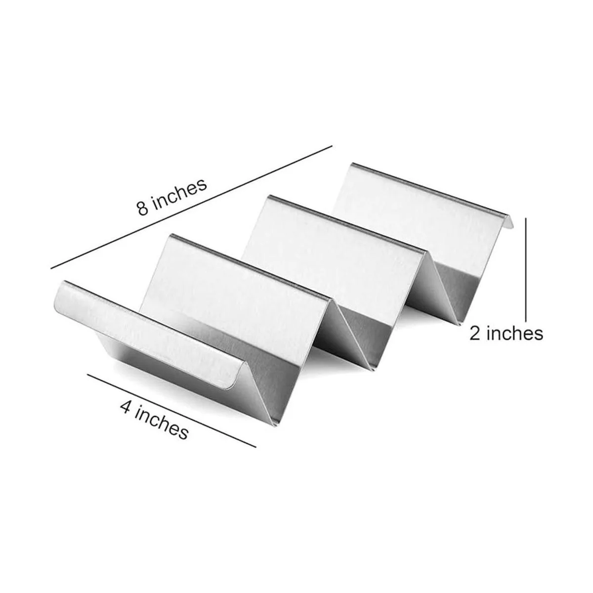 ARTTHOME Juego de 4 soportes para tacos de acero_2