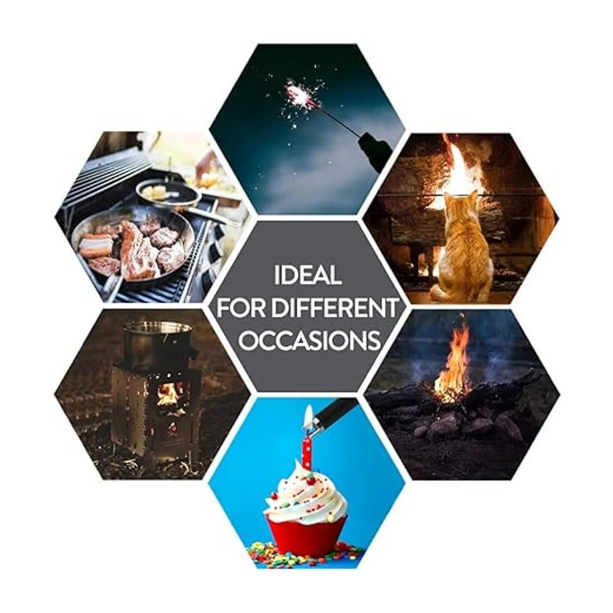 Encendedor de arco de vela SUPRUS USB de 6.89pulgadas_7