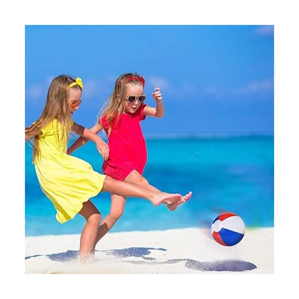 ArtCreativity Pelotas de playa inflables coloridas de 8_3