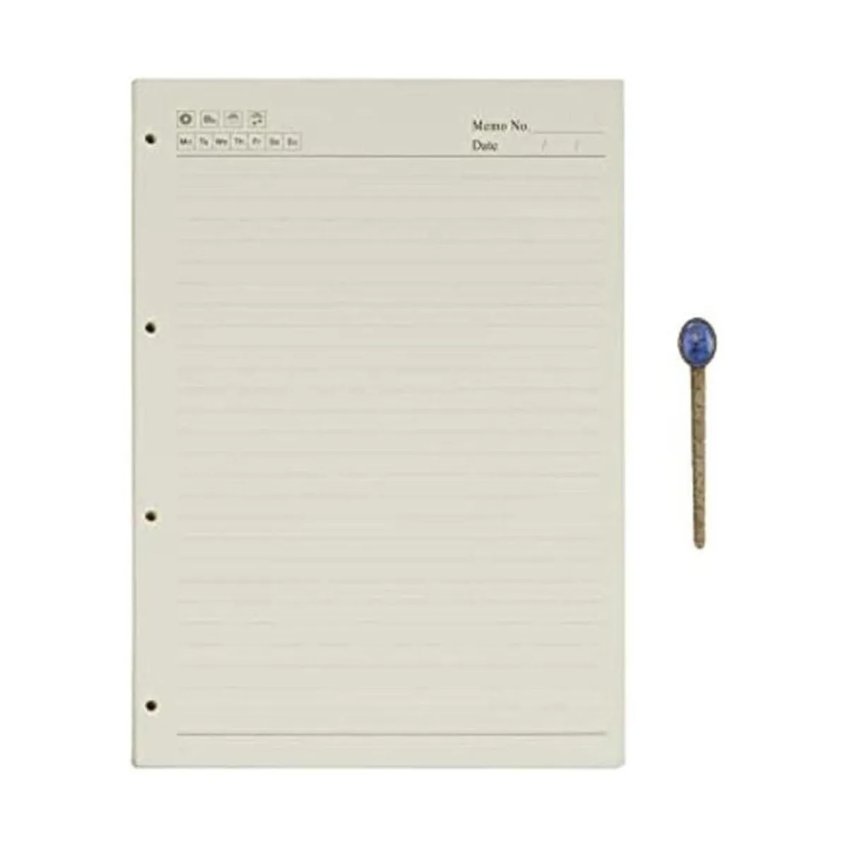 Papel de repuesto A4 de 4 agujeros perforados para_1