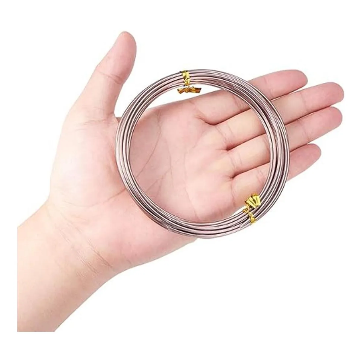 PandaHall 10 rollos de alambre de aluminio para_3