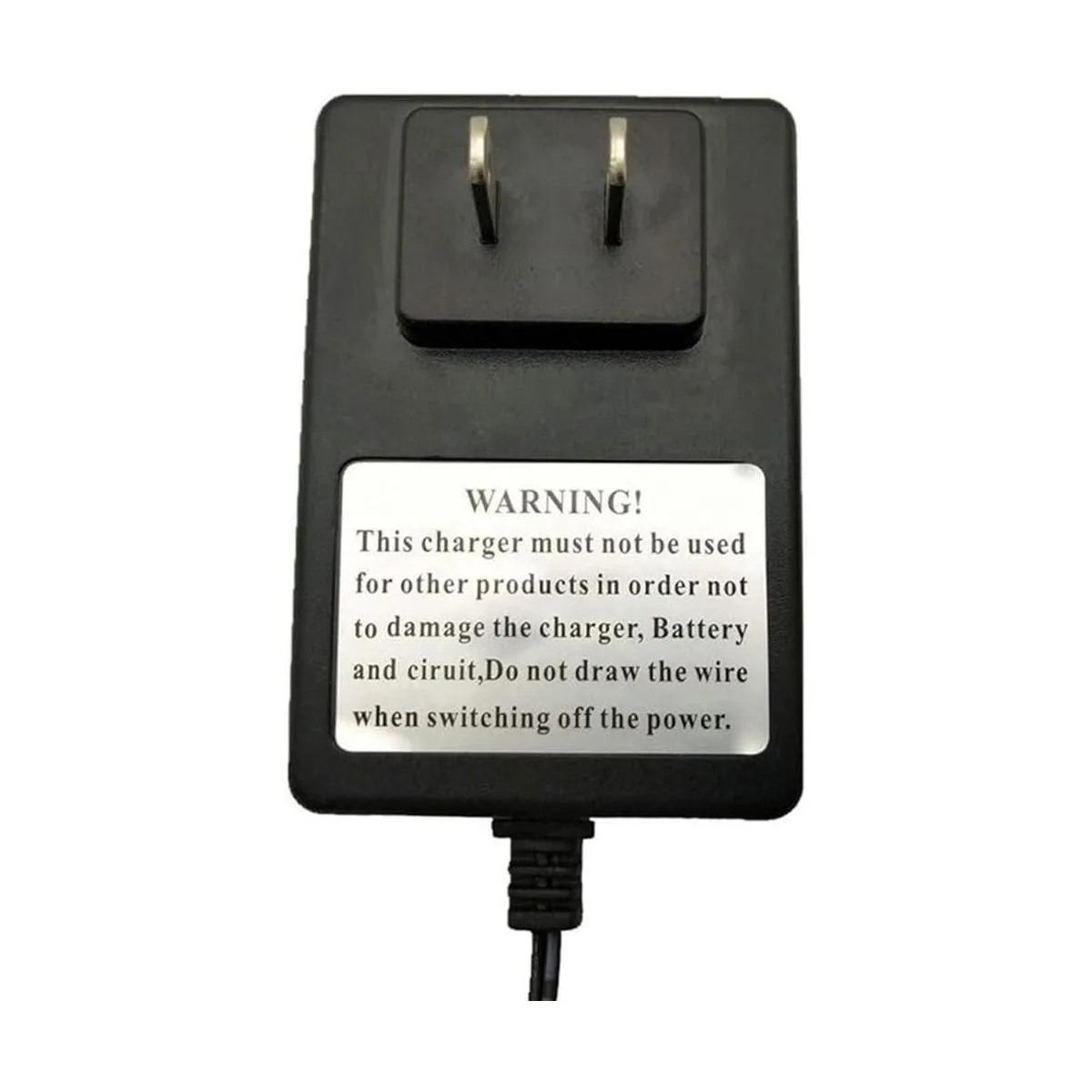 6V Kids Ride On Car Charger 6 Volt Battery Round Hole_6