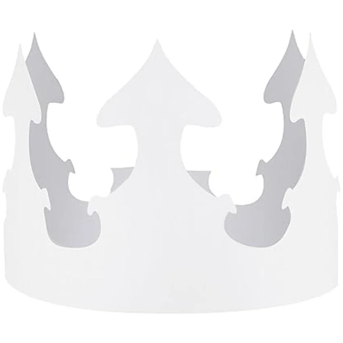 Hygloss Coronas de papel blanco personalizables y_2