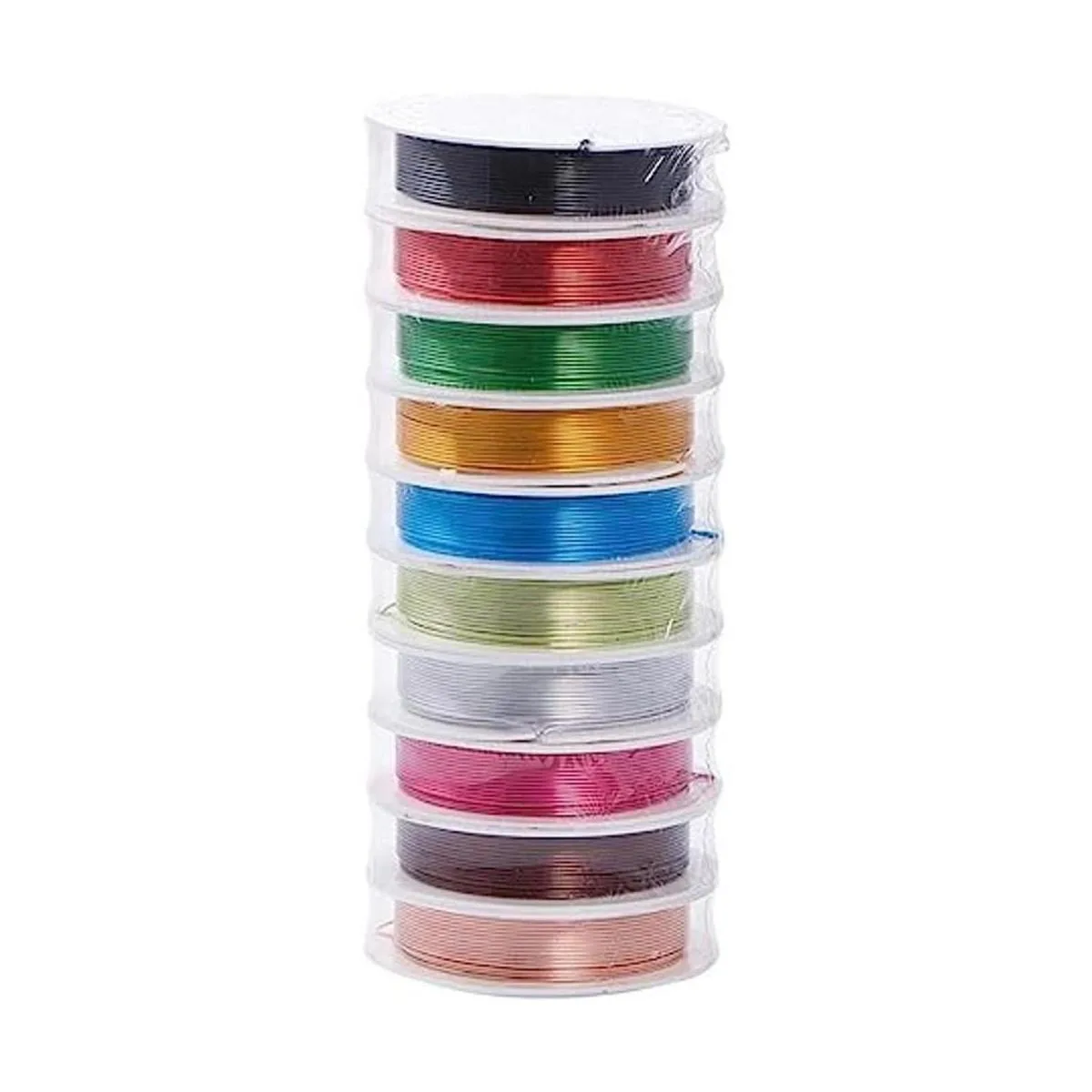 PandaHall 10 rollos de 160 pies 10 colores de 0.031 in_1