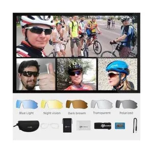 RockBros Polarized Sports Sunglasses UV Protection Cycling_6
