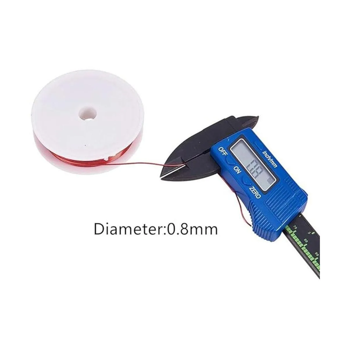 PandaHall 10 rollos de 160 pies 10 colores de 0.031 in_2