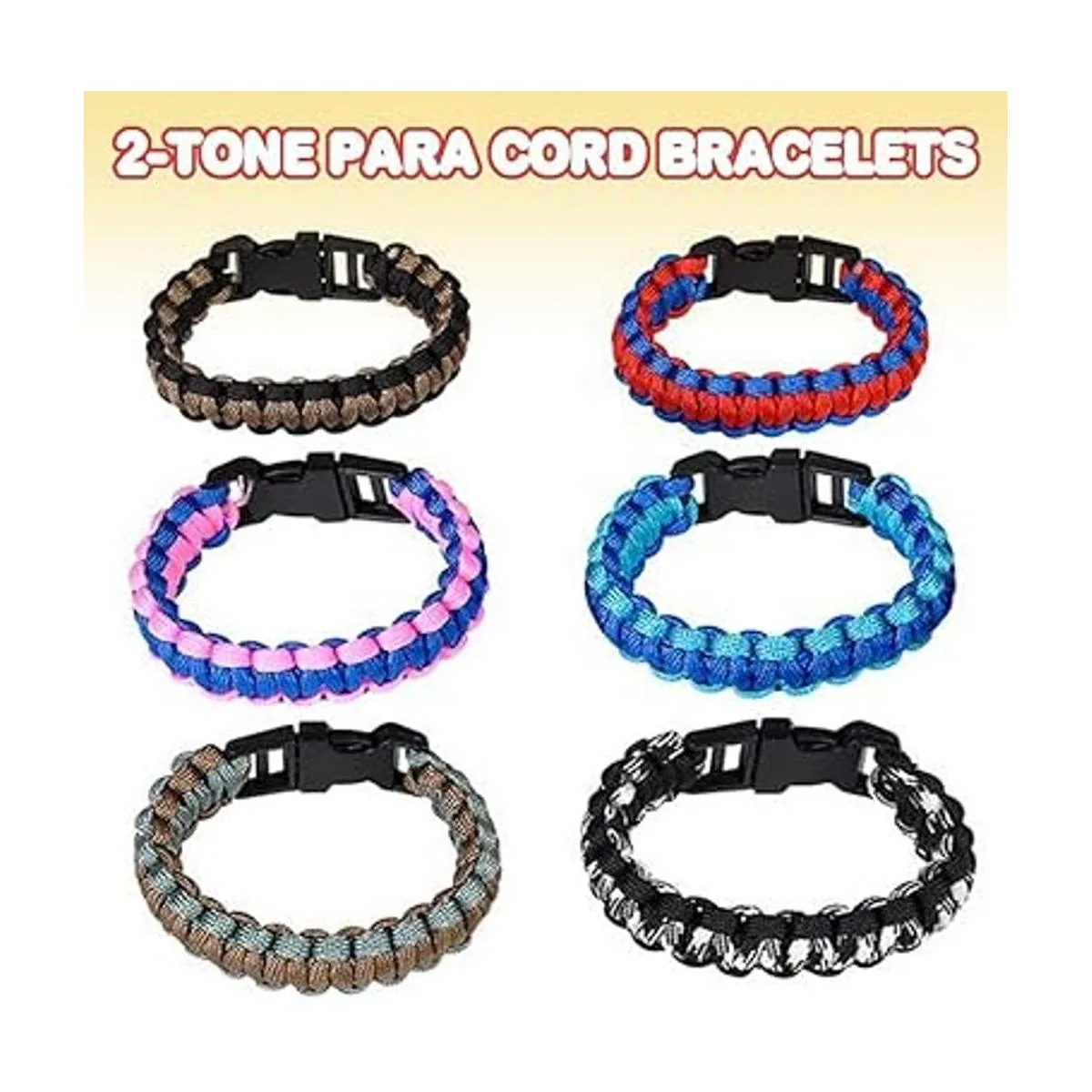 ArtCreativity Pulseras con hebilla de paracaídas paquete_3