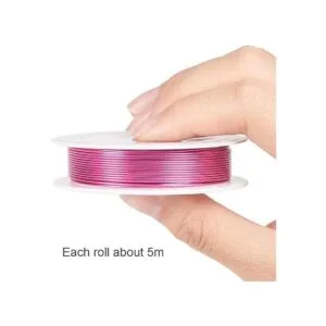 PandaHall 10 rollos de 160 pies 10 colores de 0.031 in_3