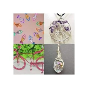 PandaHall 10 rollos de 160 pies 10 colores de 0.031 in_5