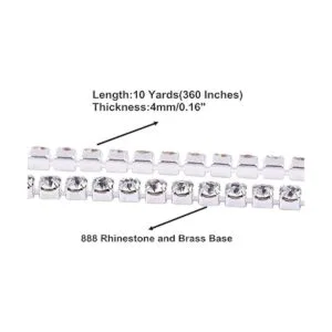 KAOYOO Cadena con cuentas de diamantes de imitación 9_2