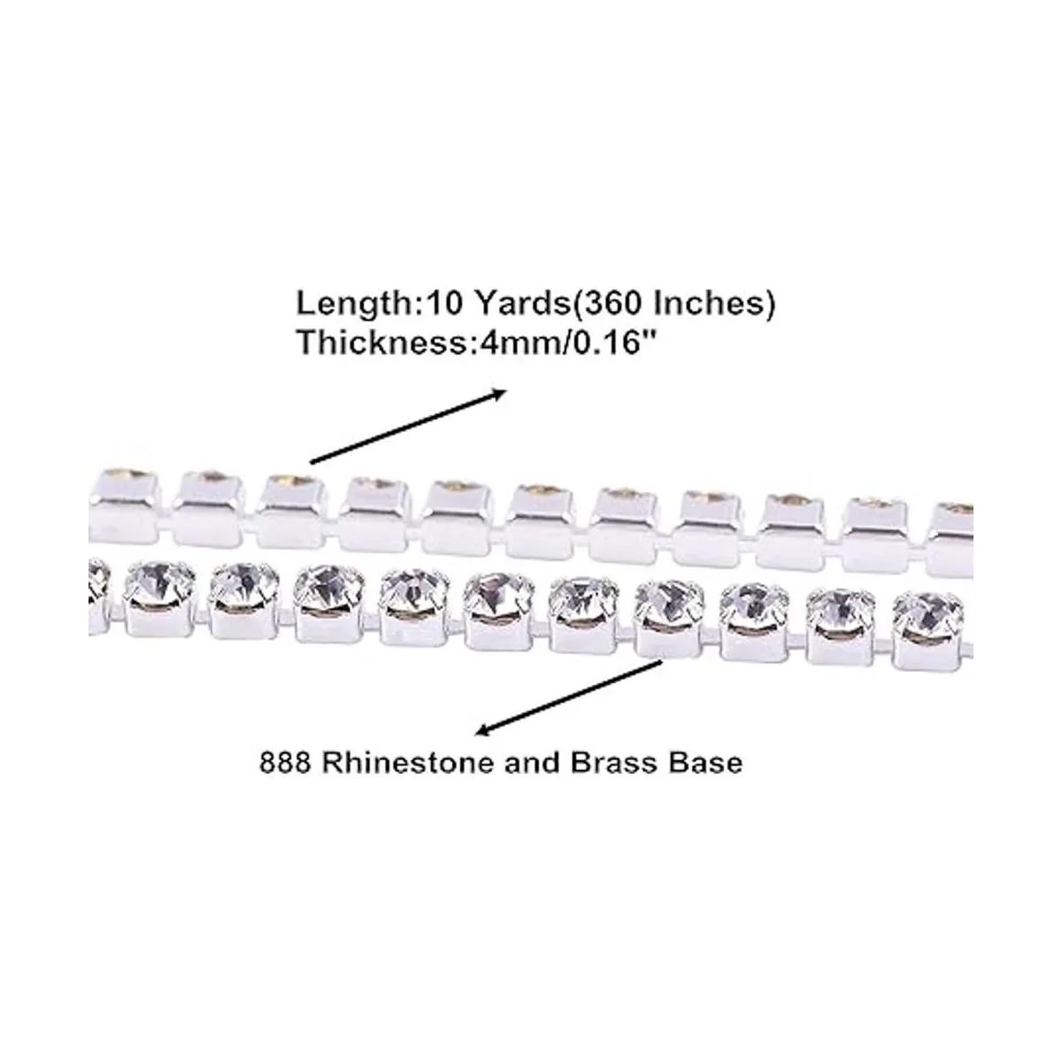 KAOYOO Cadena con cuentas de diamantes de imitación 9_2