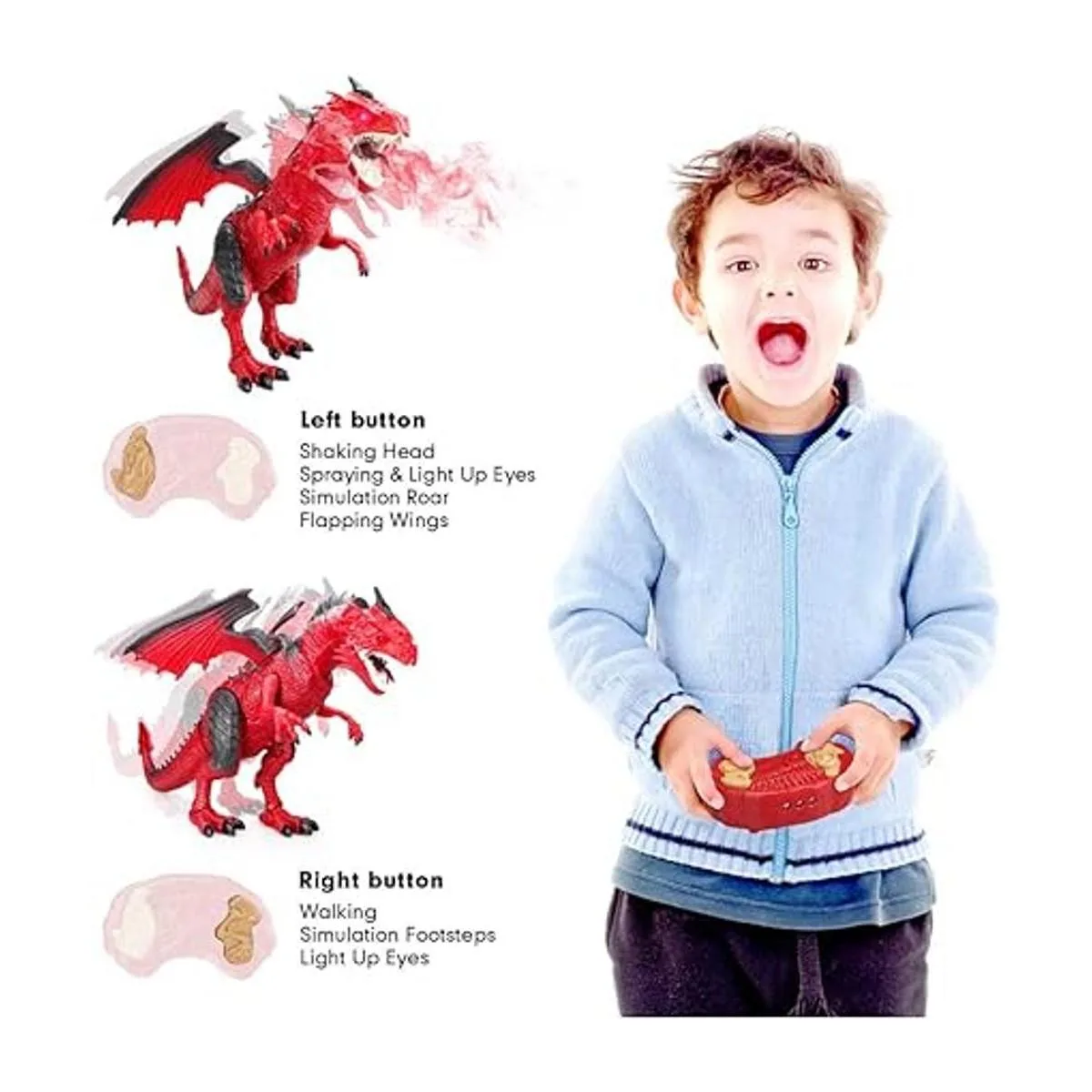 Dinosaurios Niños Juguetes de RC betheaces dinosaurios_2