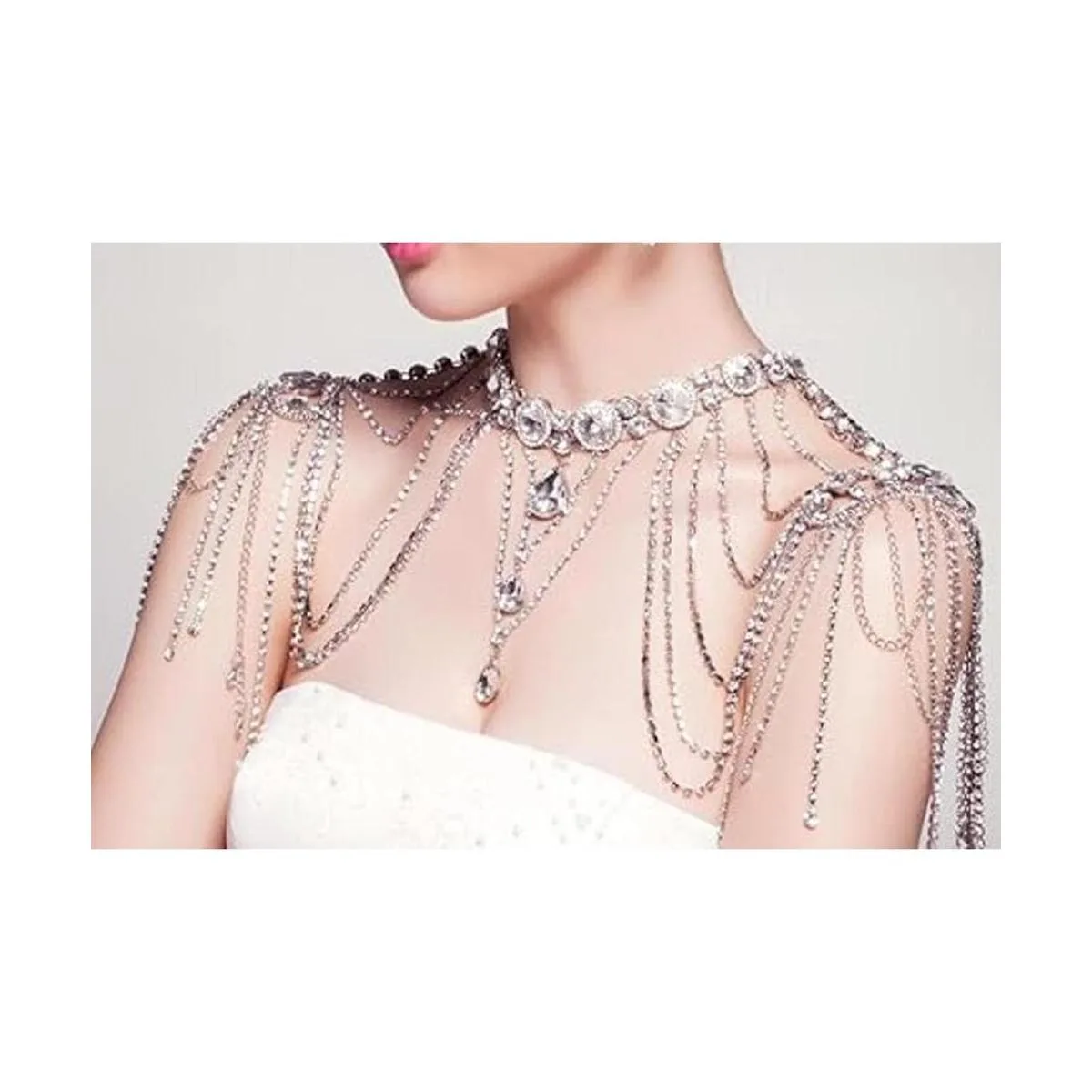 KAOYOO Cadena con cuentas de diamantes de imitación 9_6